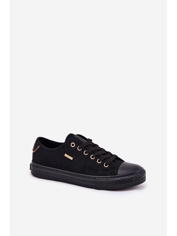 Ladies Fabric Sneakers Big Star RR274765 Black