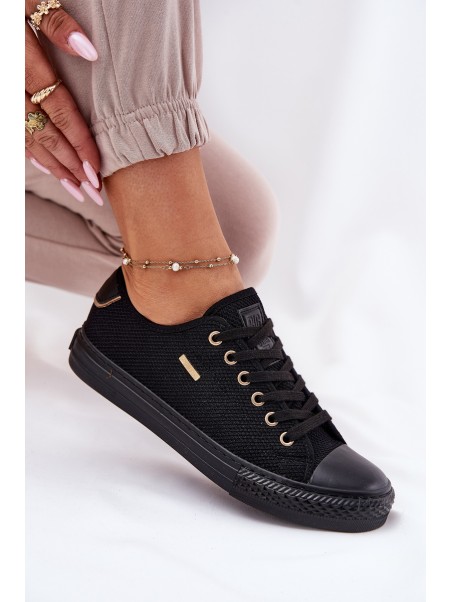 Ladies Fabric Sneakers Big Star RR274765 Black