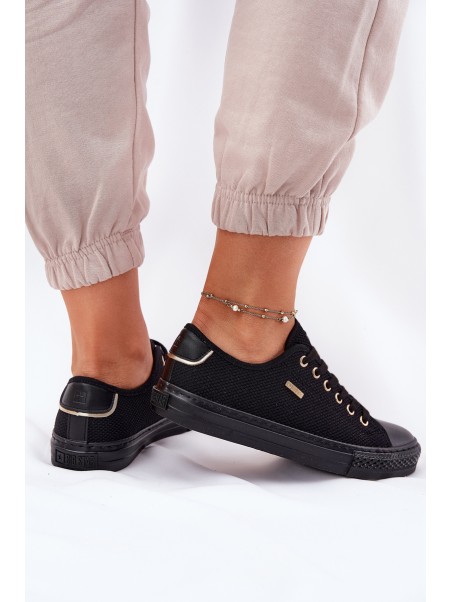 Ladies Fabric Sneakers Big Star RR274765 Black