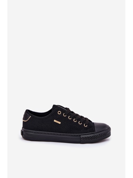 Ladies Fabric Sneakers Big Star RR274765 Black