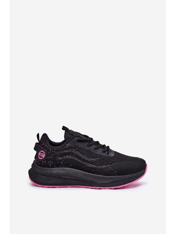 Sneakers Sports Shoes Women On Platform Big Star RR274523 HI-POLY SYSTEM Black