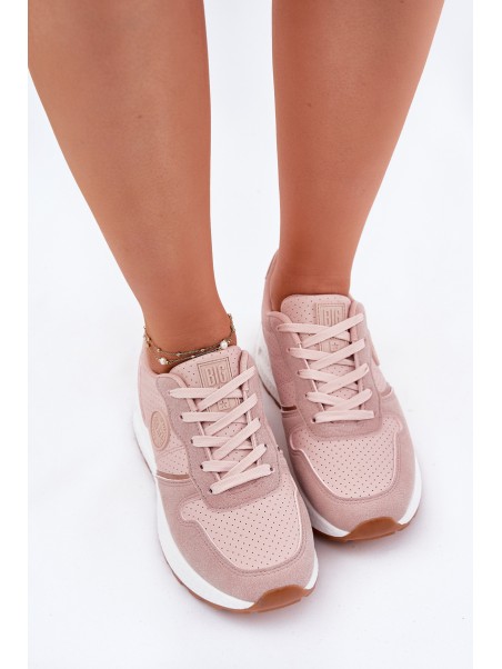 Moteriški platforminiai sportbačiai Big Star RR274489 Hi-Poly System Pink