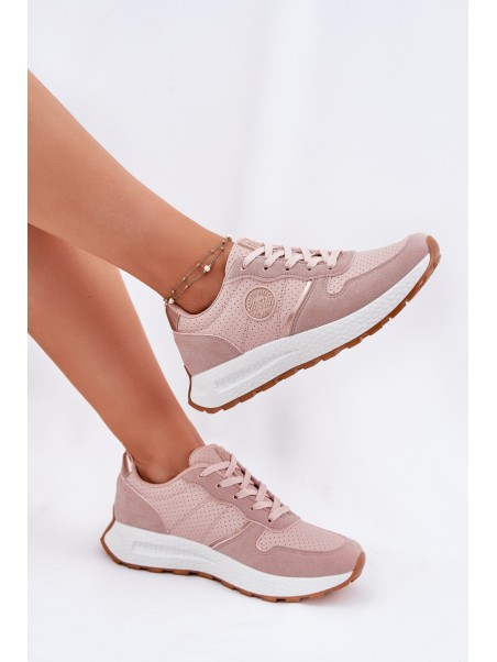 Moteriški platforminiai sportbačiai Big Star RR274489 Hi-Poly System Pink
