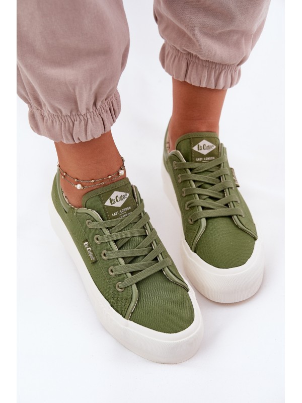 Moteriški platforminiai sportbačiai Lee Cooper LCW-25-31-3449L žali
