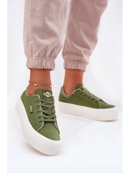 Moteriški platforminiai sportbačiai Lee Cooper LCW-25-31-3449L žali