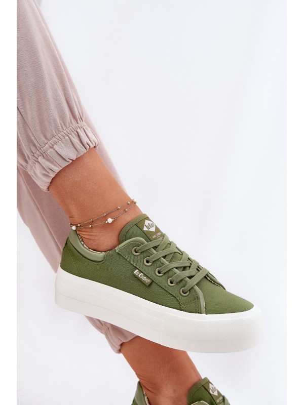 Moteriški platforminiai sportbačiai Lee Cooper LCW-25-31-3449L žali