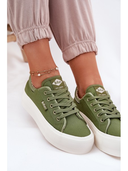 Moteriški platforminiai sportbačiai Lee Cooper LCW-25-31-3449L žali