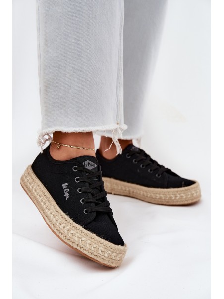 Moteriški sportbačiai su pynėmis Lee Cooper LCW-25-44-3216 juodi