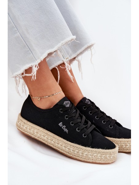 Moteriški sportbačiai su pynėmis Lee Cooper LCW-25-44-3216 juodi