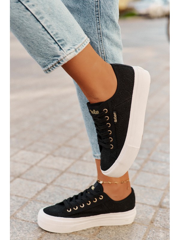 Ladies Sneakers With Lace Lee Cooper LCW-25-31-3439L Black