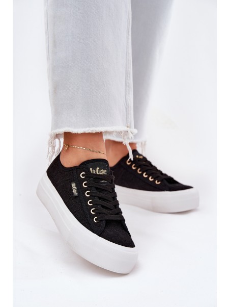 Ladies Sneakers With Lace Lee Cooper LCW-25-31-3439L Black