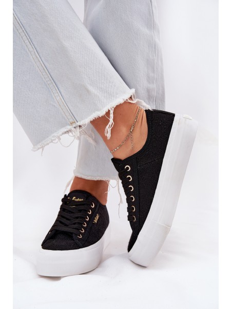 Ladies Sneakers With Lace Lee Cooper LCW-25-31-3439L Black