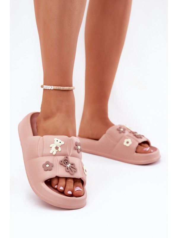Foam Slippers With Pins Pink Redienna 2