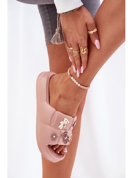 Foam Slippers With Pins Pink Redienna