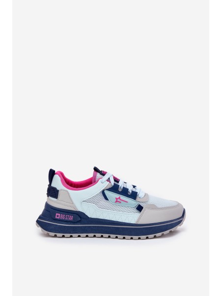 Ladies Sports Shoes On Platform Big Star RR274A225 HI-POLY SYSTEM Blue