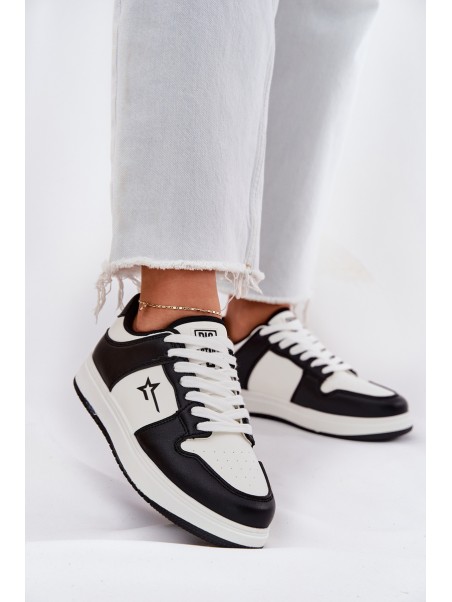 Ladies Sneakers Big Star RR274A240 HI-POLY SYSTEM White-Black