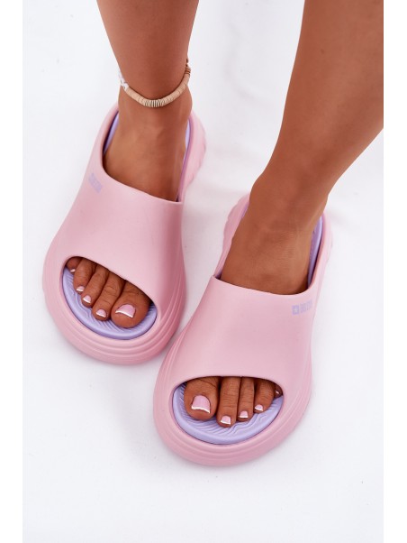 Women Foam Slippers Big Star RR274A587 Pink