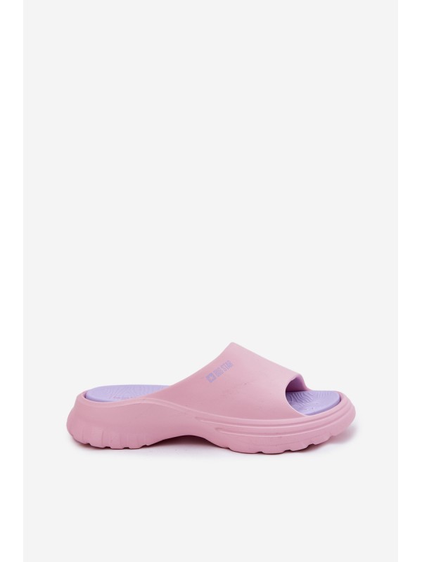 Women Foam Slippers Big Star RR274A587 Pink