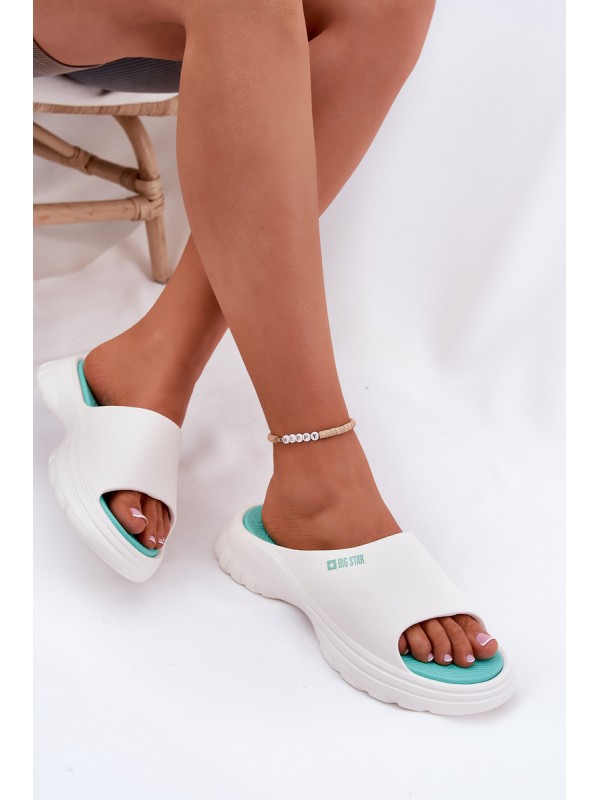 Foam Women's Slippers Big Star RR274A586 White