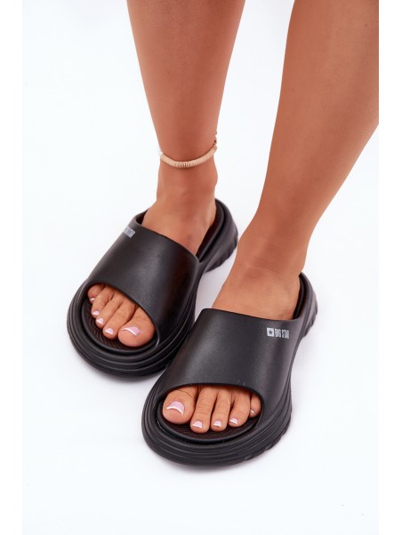 Women's Foam Slippers Big Star RR274A577 Black