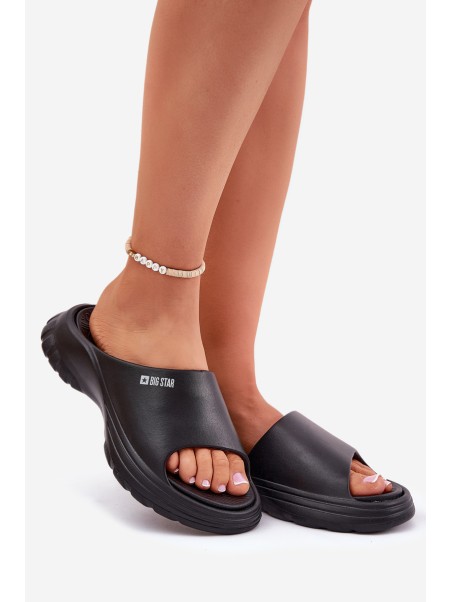 Women's Foam Slippers Big Star RR274A577 Black