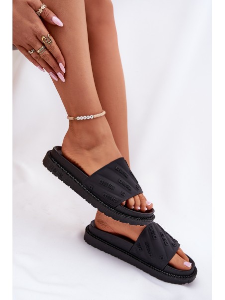 Womens Platform Sandals Big Star RR274A540 Black
