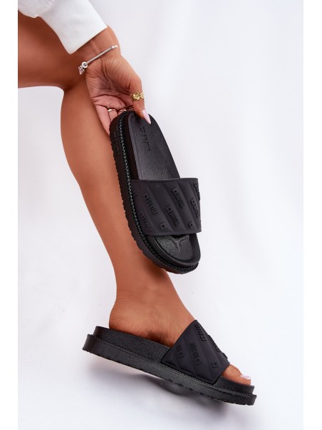 Womens Platform Sandals Big Star RR274A540 Black