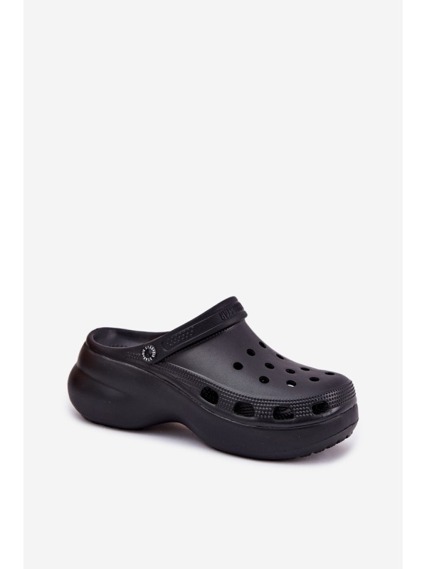 Foam Women's Slippers On A Massive Sole Big Star RR274A118 Black