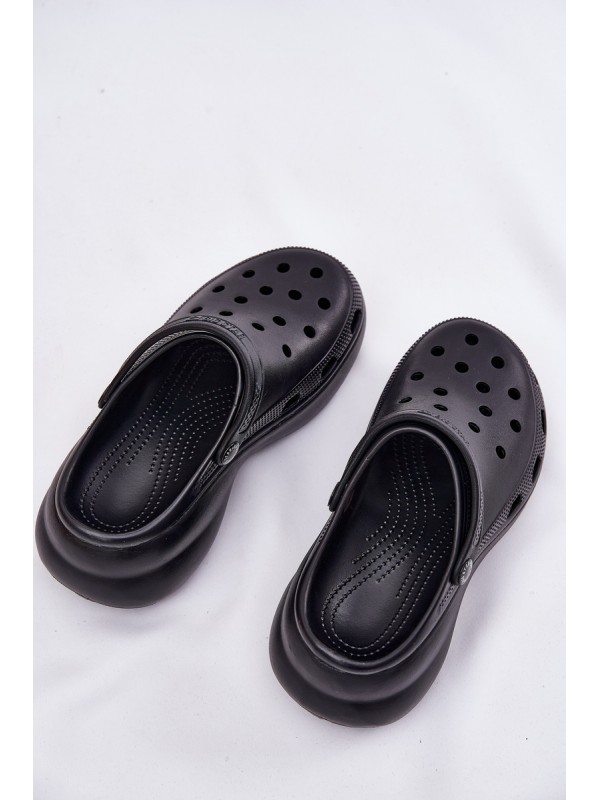 Foam Women's Slippers On A Massive Sole Big Star RR274A118 Black
