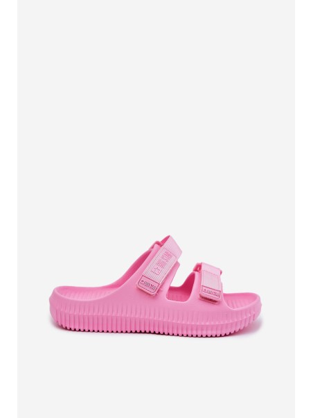 Women Foam Slippers With Velcro Big Star RR274A528 Pink