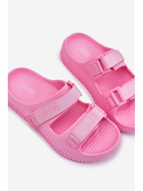 Women Foam Slippers With Velcro Big Star RR274A528 Pink
