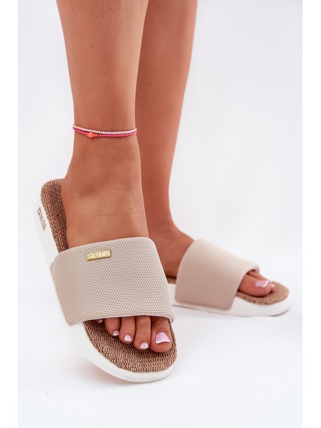 Ladies Slippers Big Star RR274A102 Beige