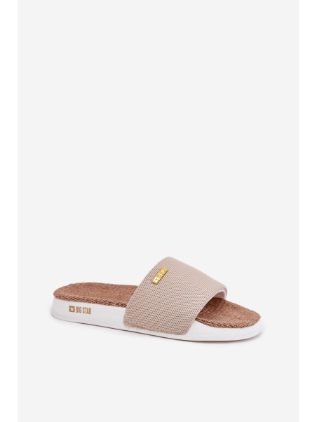 Ladies Slippers Big Star RR274A102 Beige