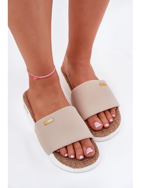 Ladies Slippers Big Star RR274A102 Beige