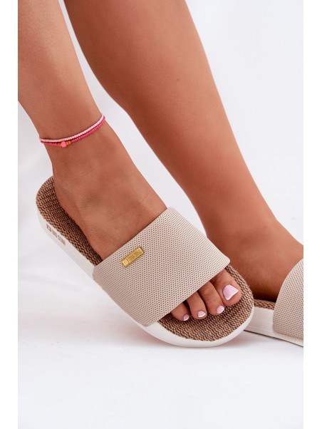 Ladies Slippers Big Star RR274A102 Beige