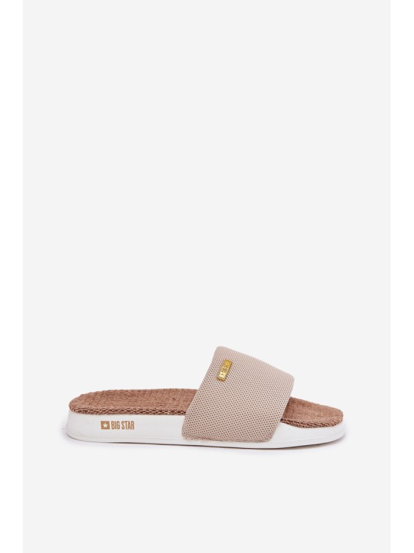 Ladies Slippers Big Star RR274A102 Beige