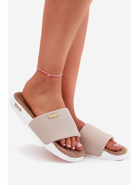 Ladies Slippers Big Star RR274A102 Beige