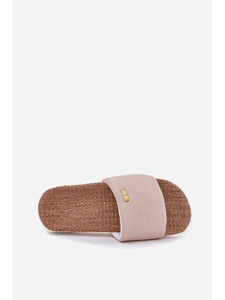 Ladies Slippers Big Star RR274A102 Beige