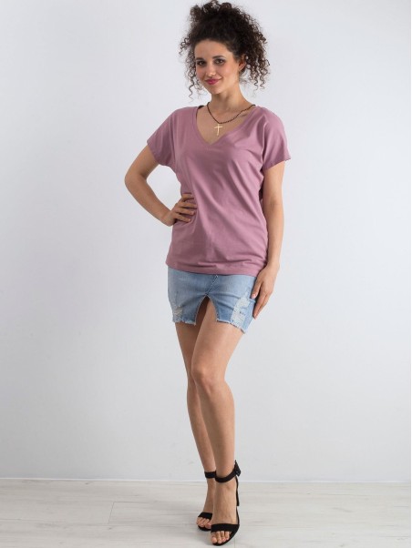 T-shirt-RV-TS-4832.19P-ciemny różowy