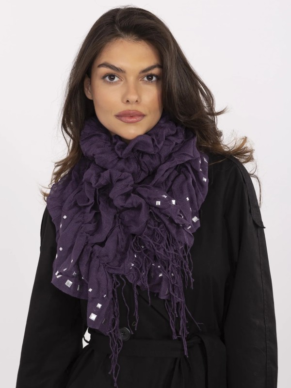 Šalikas-AT-CH-S-893.70P-tamsiai violetinis 2