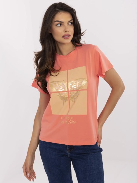 T-shirt-CLM-TS-1704.85-pomarańczowy