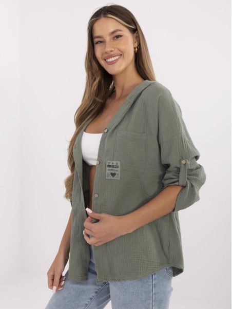 Koszula-DHJ-KS-25157.87-khaki