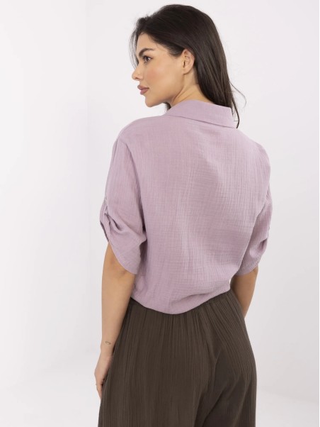 Marškiniai-DHJ-KS-8595-1,66-šviesiai violetinė