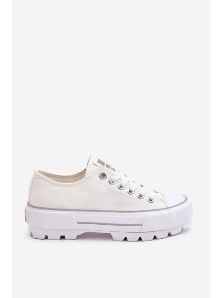 Fabric Platform Sneakers Big Star LL274150 White