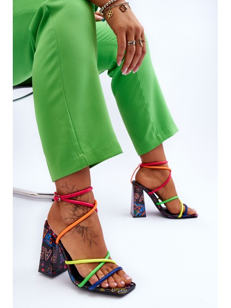 Fashionable High Heel Sandals Multicolour Josette