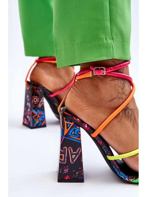 Fashionable High Heel Sandals Multicolour Josette