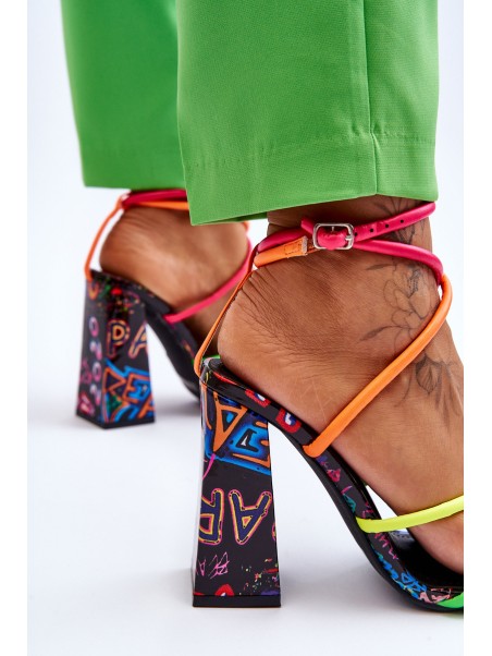 Fashionable High Heel Sandals Multicolour Josette