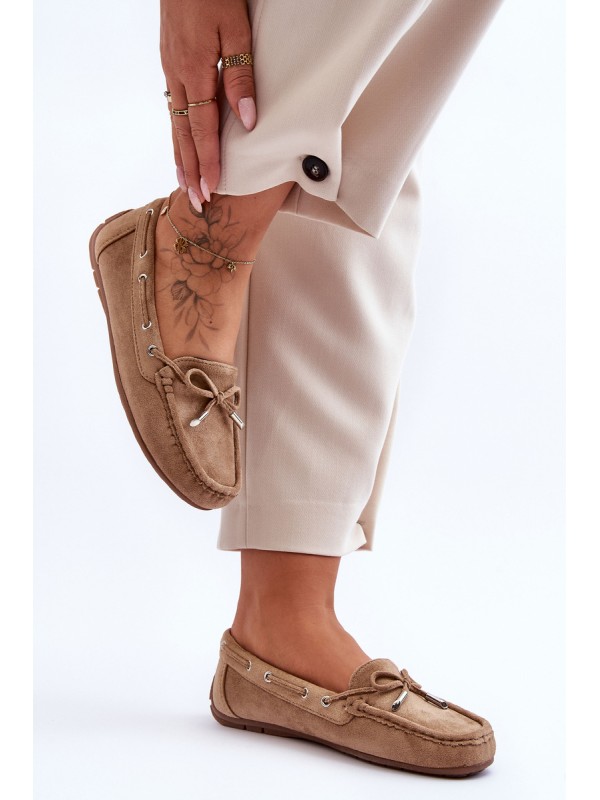 Women's Suede Loafers Brown Si Passione 2
