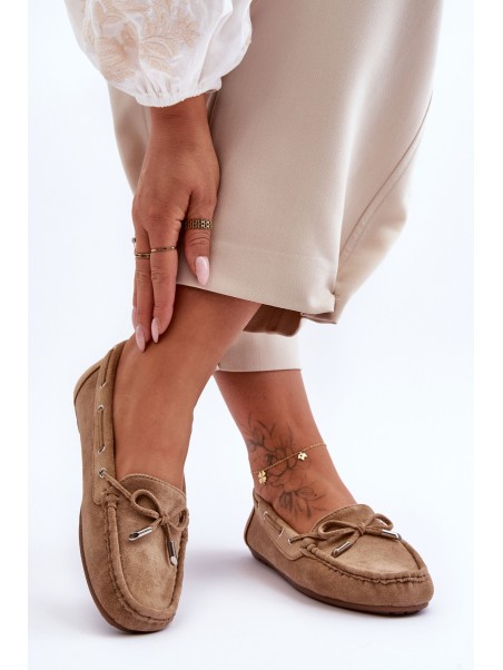 Women's Suede Loafers Brown Si Passione