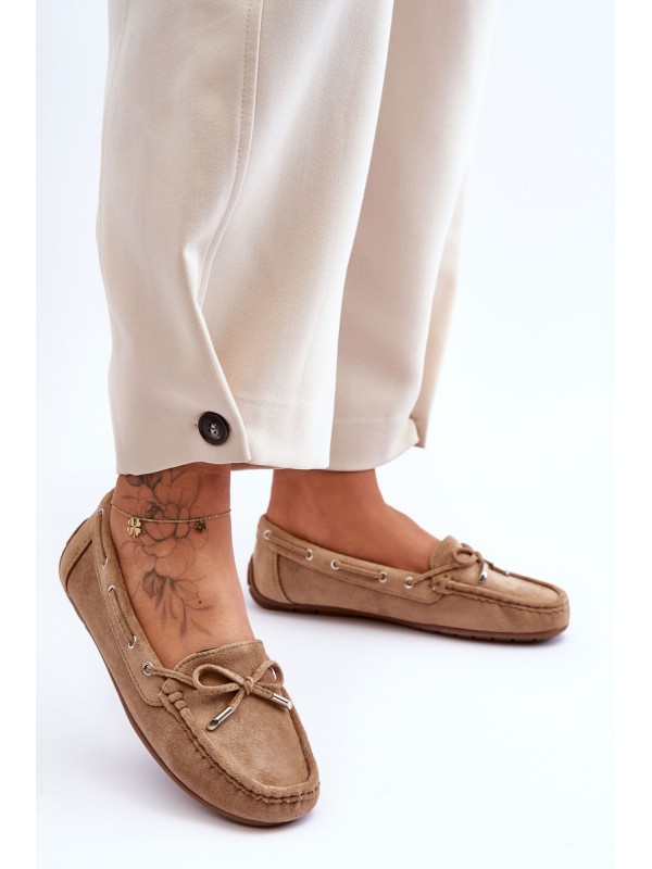 Women's Suede Loafers Brown Si Passione
